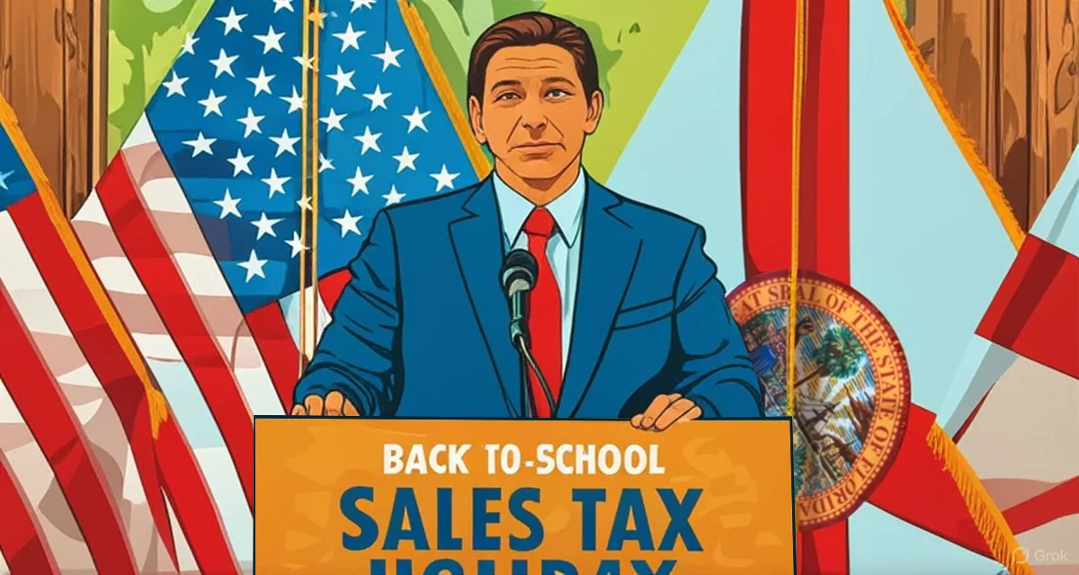 Governor DeSantis - Back to School Tax Holiday